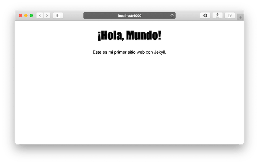Los primeros estilos CSS